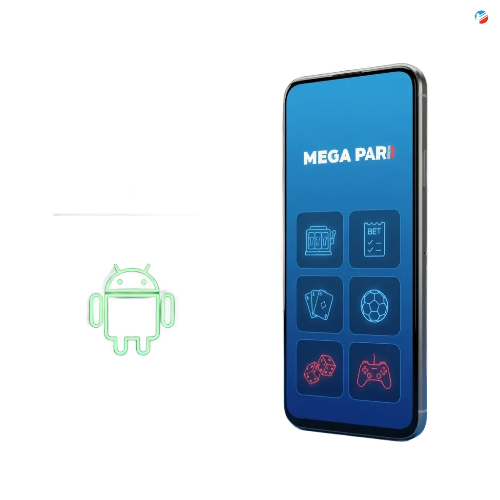 App MegaPari Android gratuito com mercados de apostas e jogos; instalação guiada e acesso rápido.