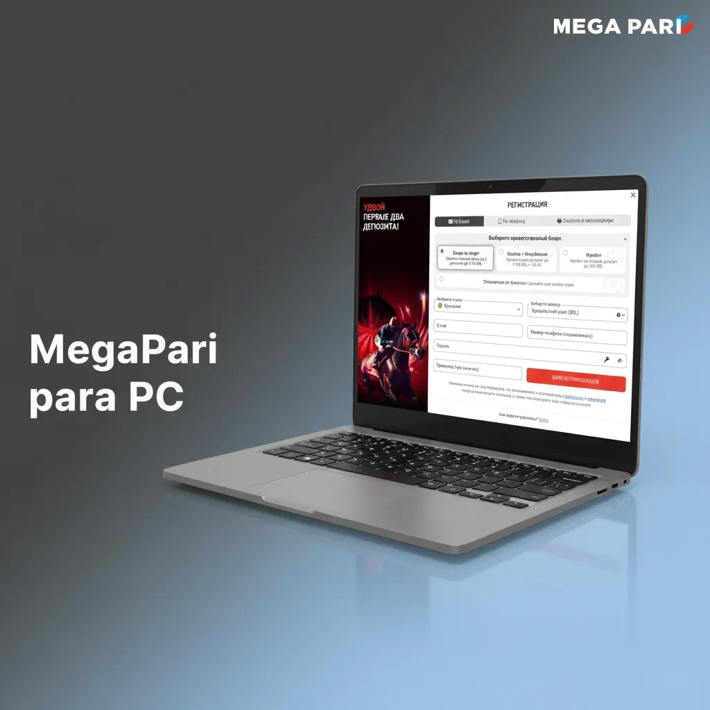MegaPari para PC no navegador: sem cliente Windows/macOS. Acesse o site, faça login e gerencie jogos e transações.