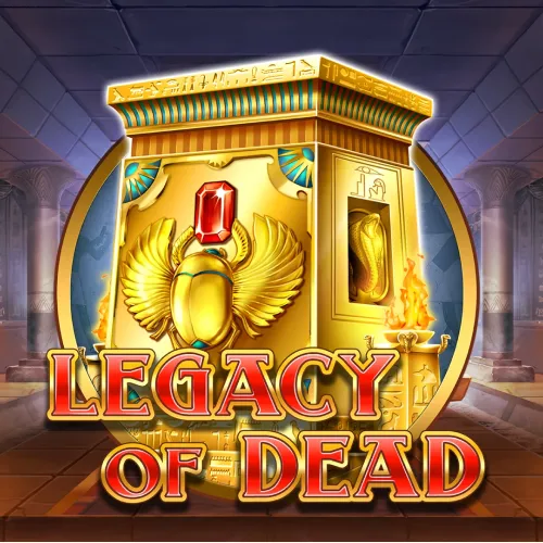 Legacy of Dead slot com 96,58% RTP e alta volatilidade no MegaPari Brasil.	