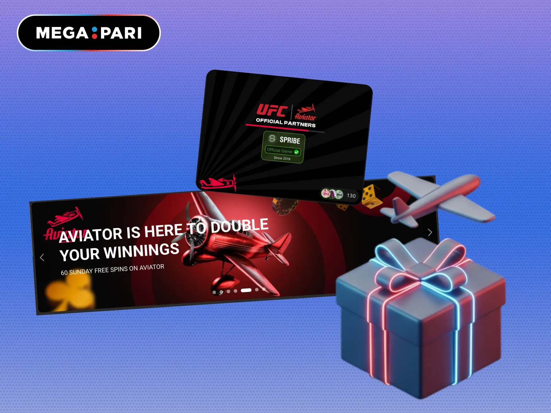 Aviator bonus offer on MegaPari Brasil with extra funds to play.