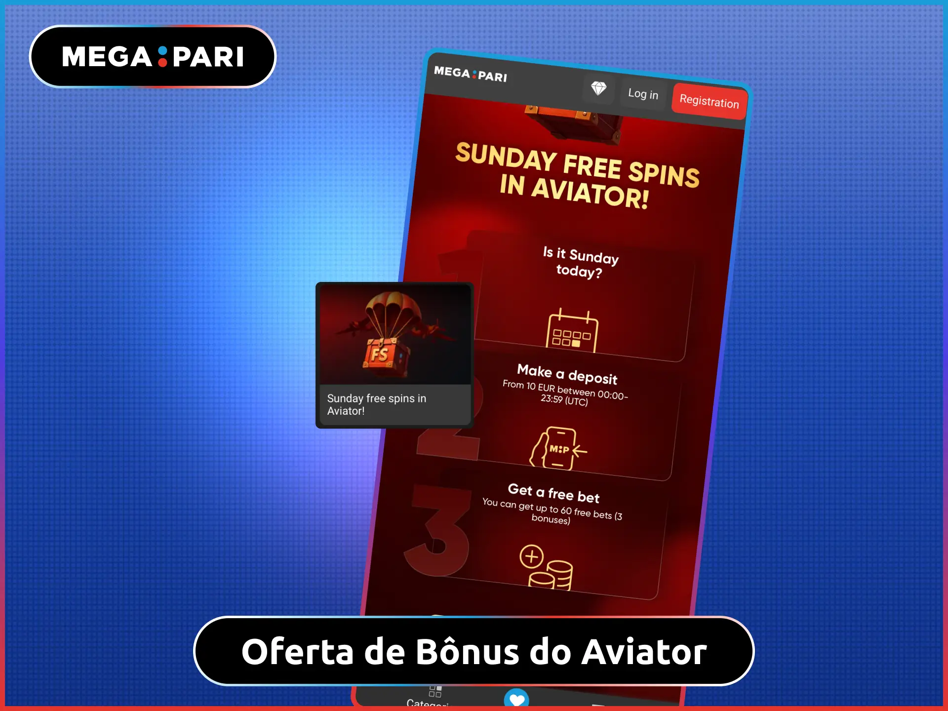 Oferta de bônus do Aviator no MegaPari Brasil com fundos extras para jogar.