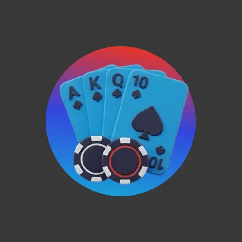 Pôquer ao vivo no MegaPari Brasil com Casino Hold'em, Caribbean Stud e Teen Patti.