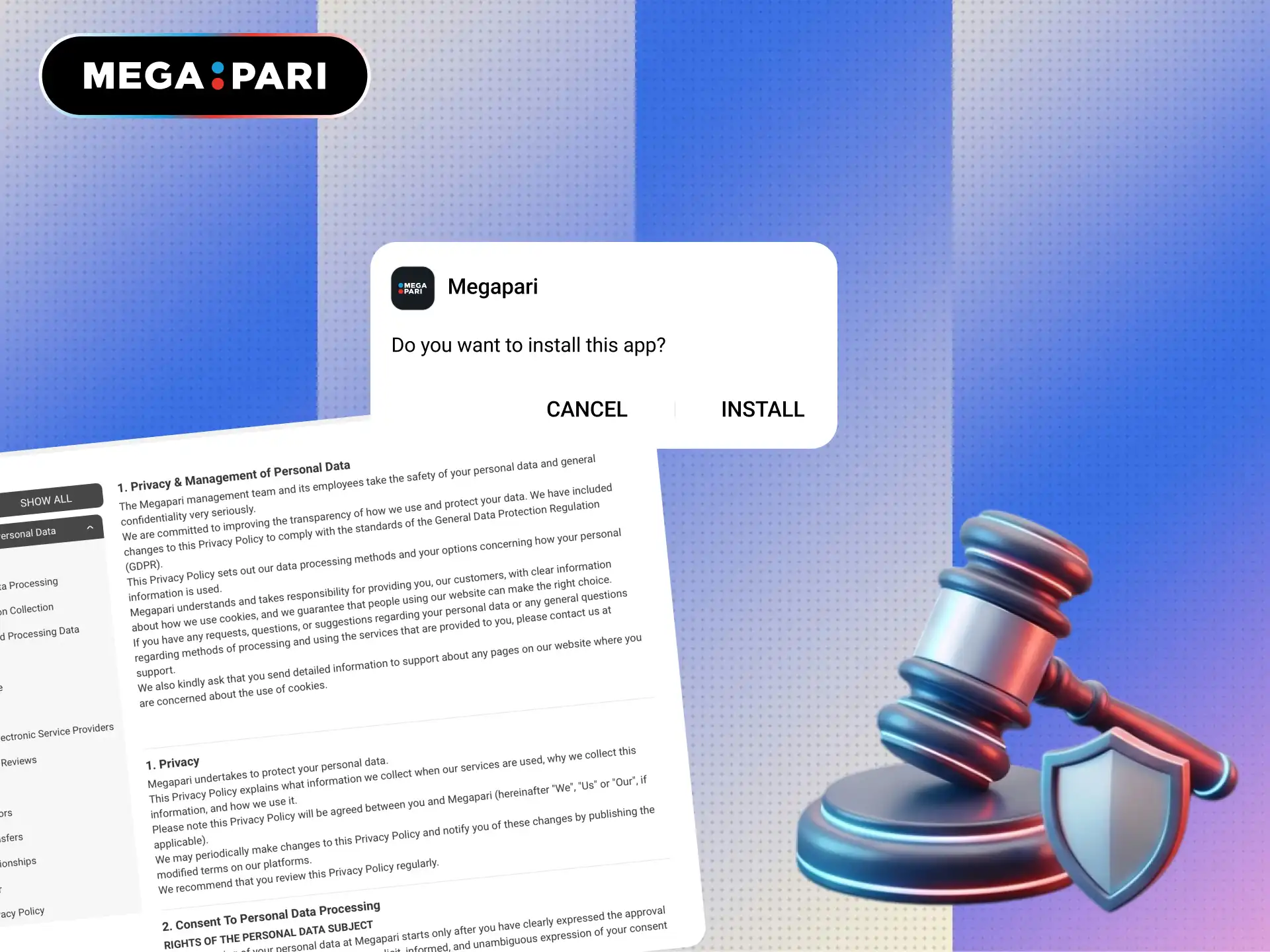 Legality and safety of MegaPari in Brazil with official licensing and data protection.