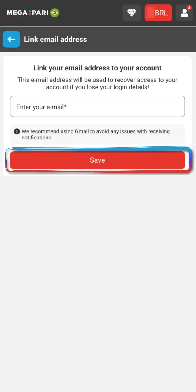 Wait for the MegaPari team to review your data and update your status.
