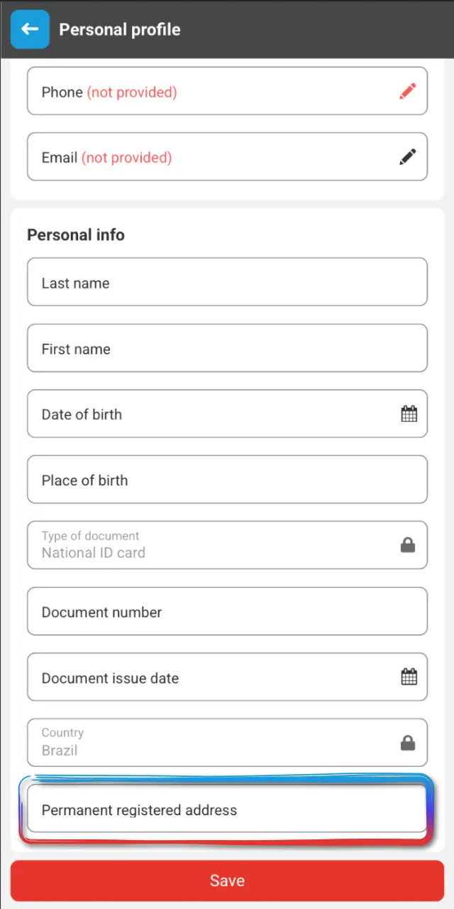 Attach a recent proof of address such as a utility bill or bank statement.
