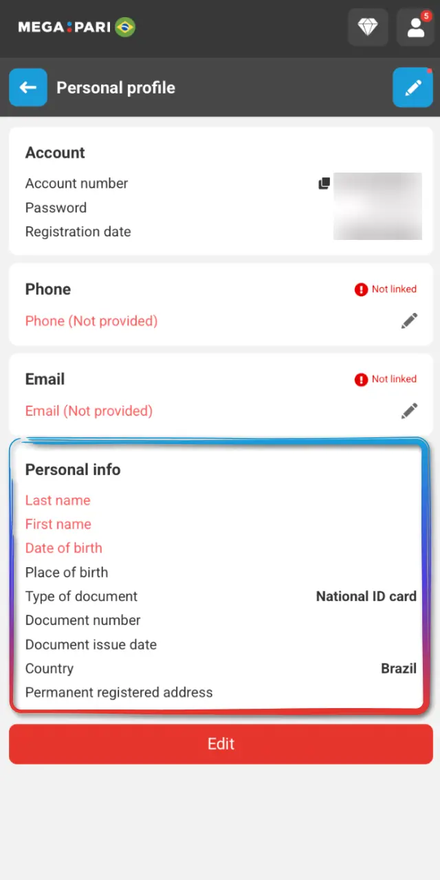 Send a clear ID, driver's licence, or passport and a selfie if requested.