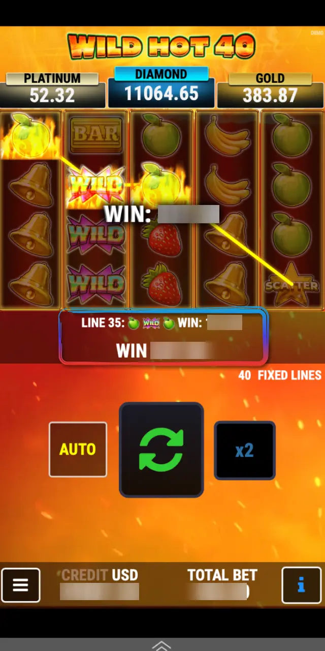 Check your winnings on the panel and manage your bankroll on MegaPari Brasil.